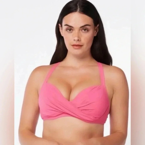 BLEU ROD BEATTIE KORE UNDERWIRE CROSS BACK BIKINI TOP AND BOTTOM - Picture 2 of 10